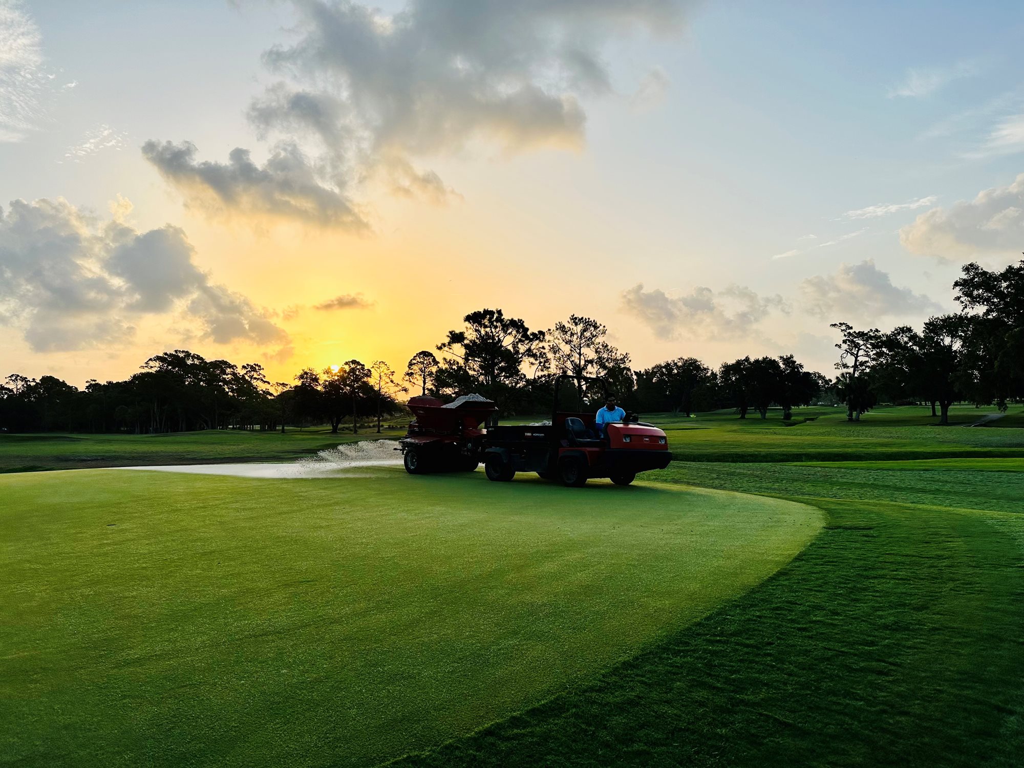 #7 Green Topdressing before Aerification - July 11, 2023